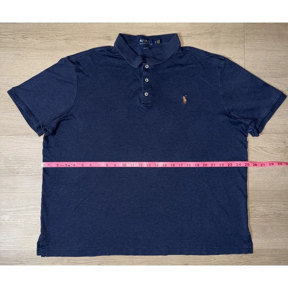 Polo Ralph Lauren Men's XL Classic Fit Short Sleeve Polo Shirt Slate Blue